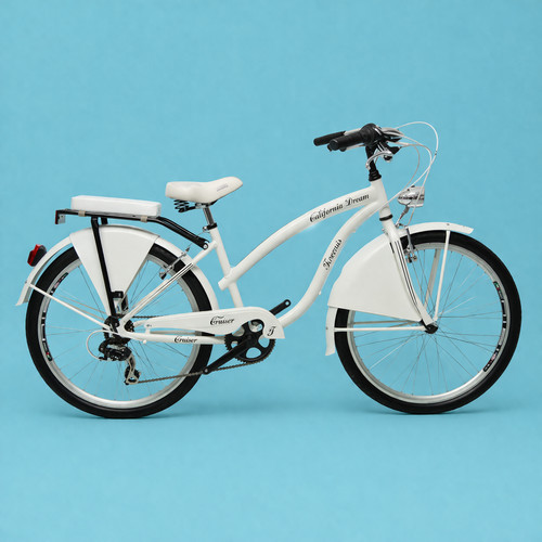 Bici cruiser bianco - bici,
