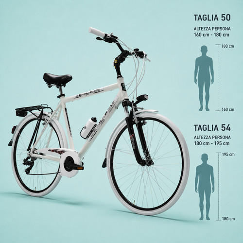 Bici trekking citybike uomo - trekking, 28